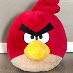 ANGRY BIRDS Plush Red Bird 20" Jumbo Giant Stuffed Animal 2010 RARE